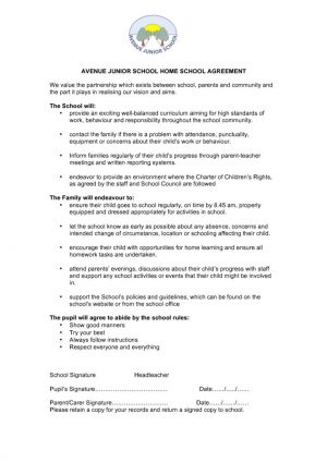 thumbnail of HOME SCHOOL AGREEMENT 2015